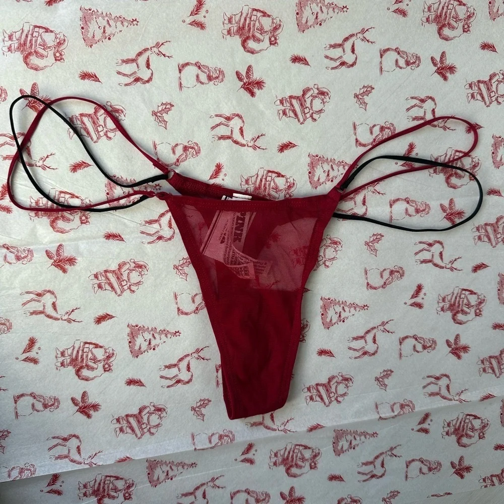 Victoria's Secret Red Plaid Panties